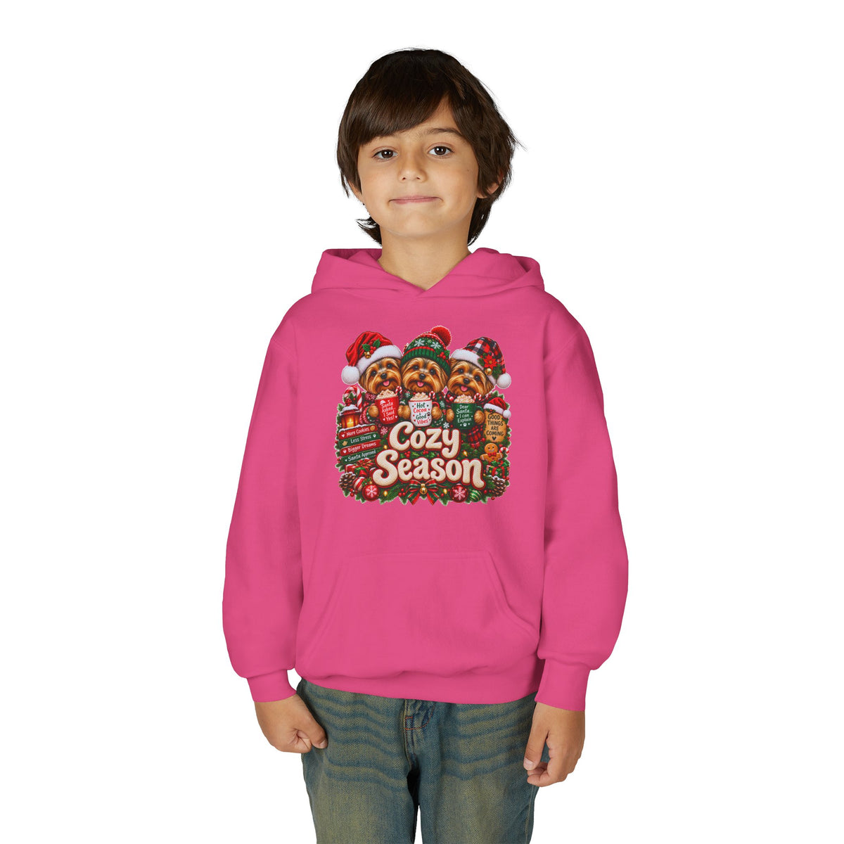 Cozy Season Kids' Christmas Hoodie