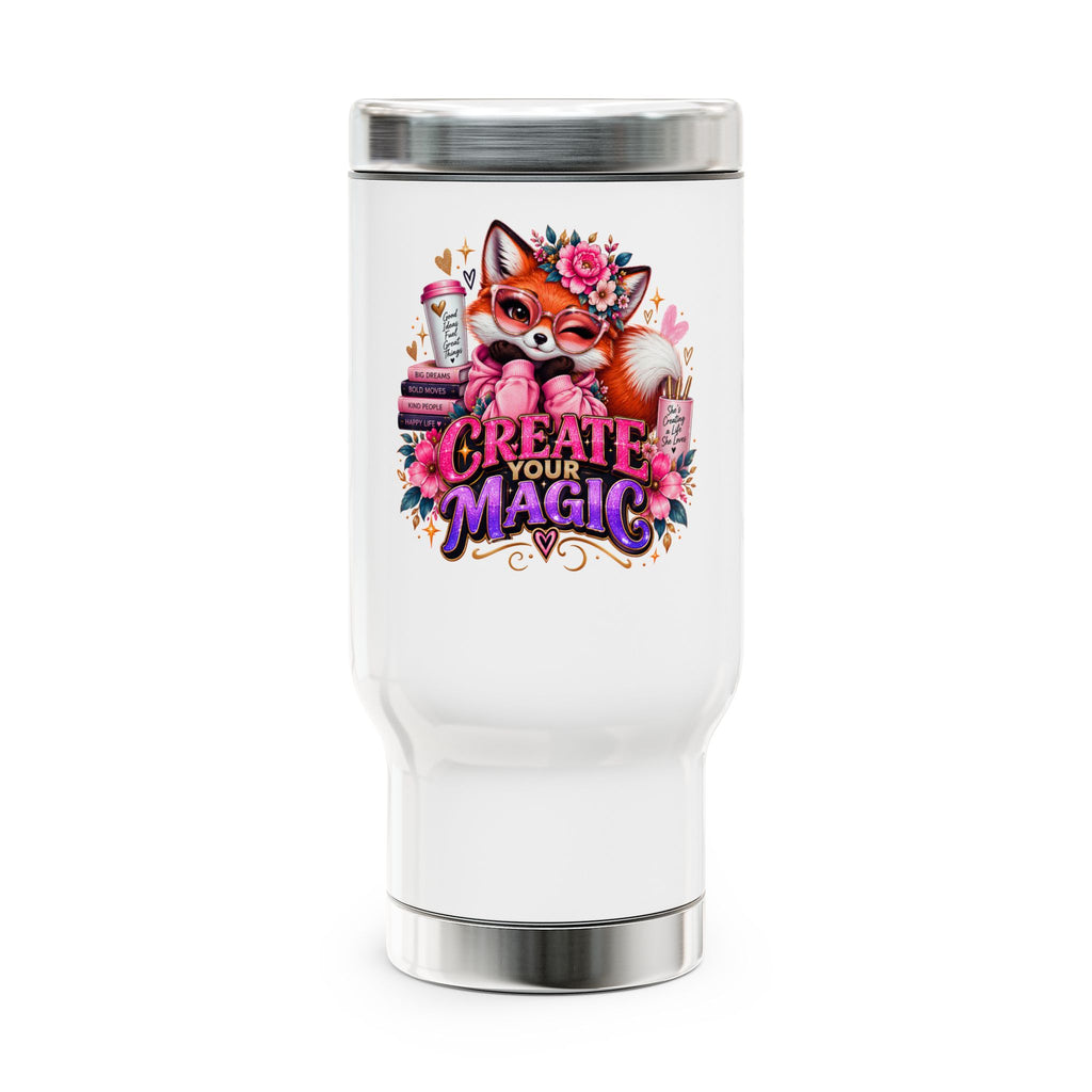 14oz Travel Mug with Handle - Create Magic