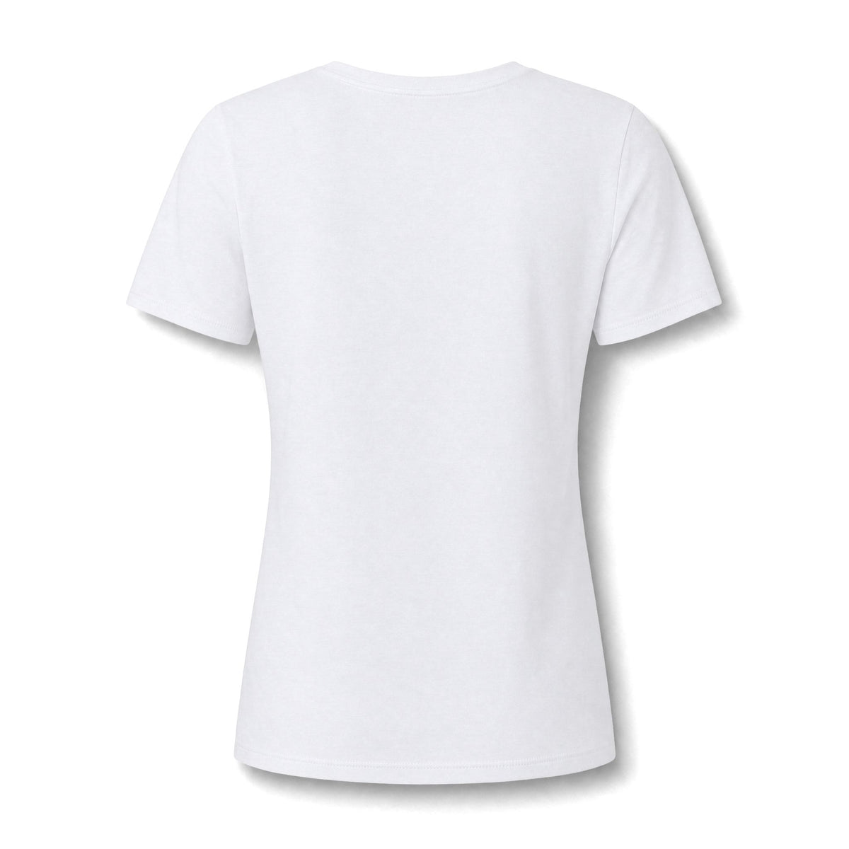 Women's V-Neck T-Shirt -Everything Is Fine Christmas Graphic Print
