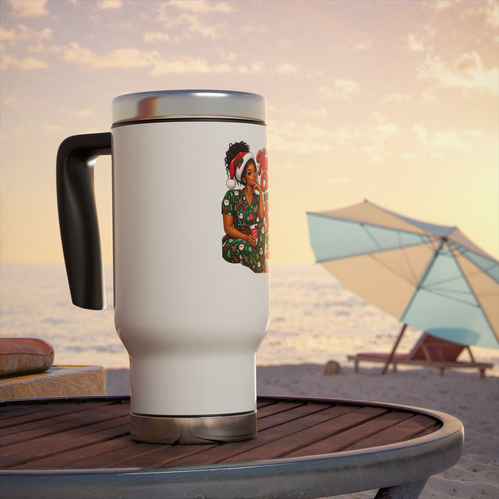 Nurse 14oz Travel Mug with Handle