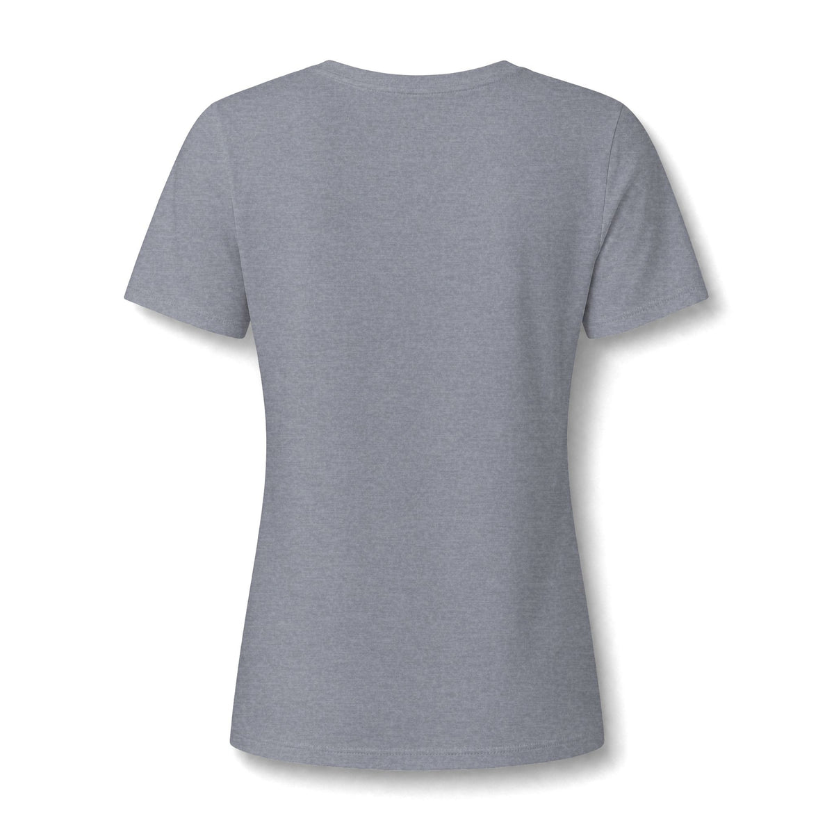 Women's V-Neck T-Shirt -Everything Is Fine Christmas Graphic Print