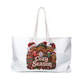 Cozy Season Pups Christmas Weekender Bag
