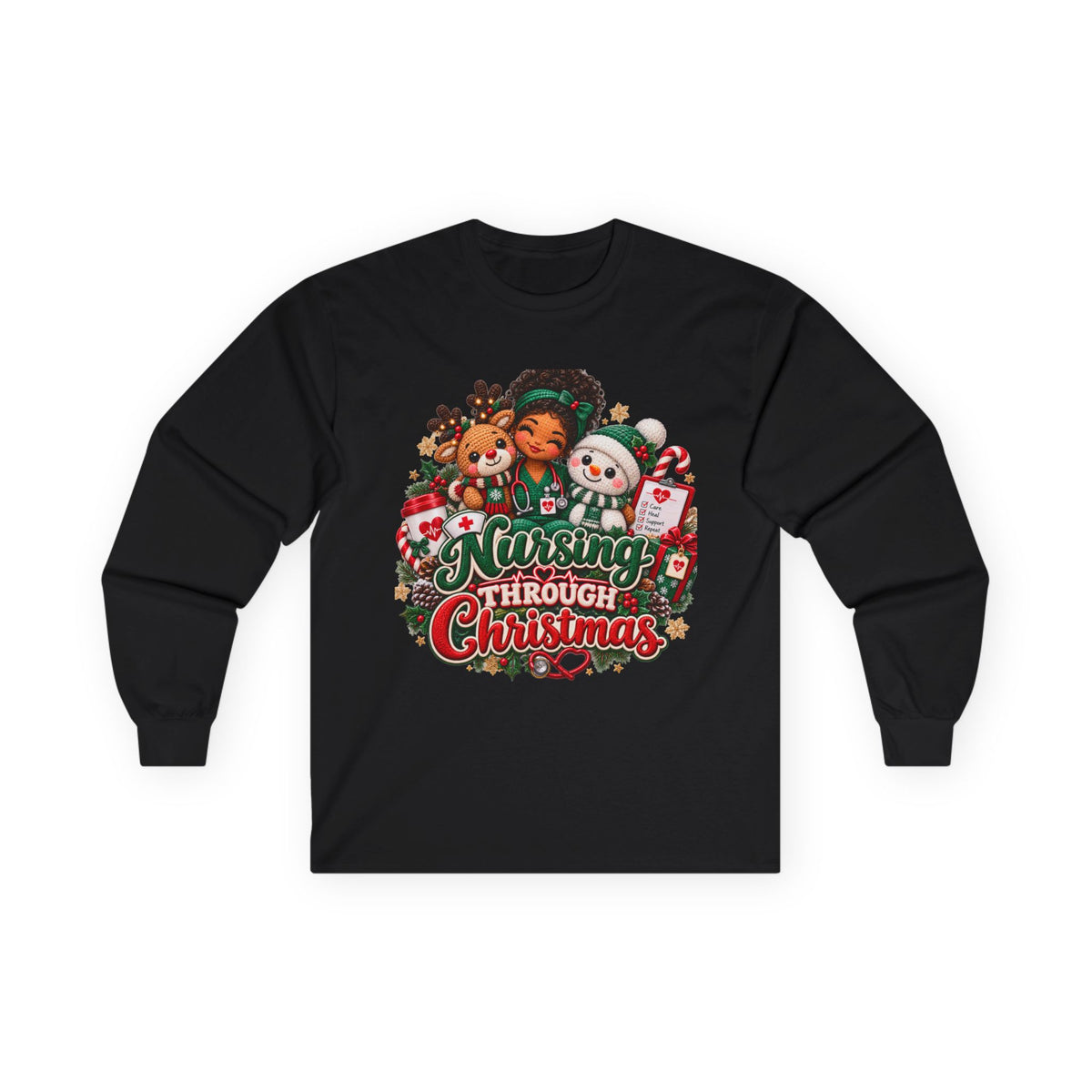 Long Sleeve Tee - Nursing Through Christmas