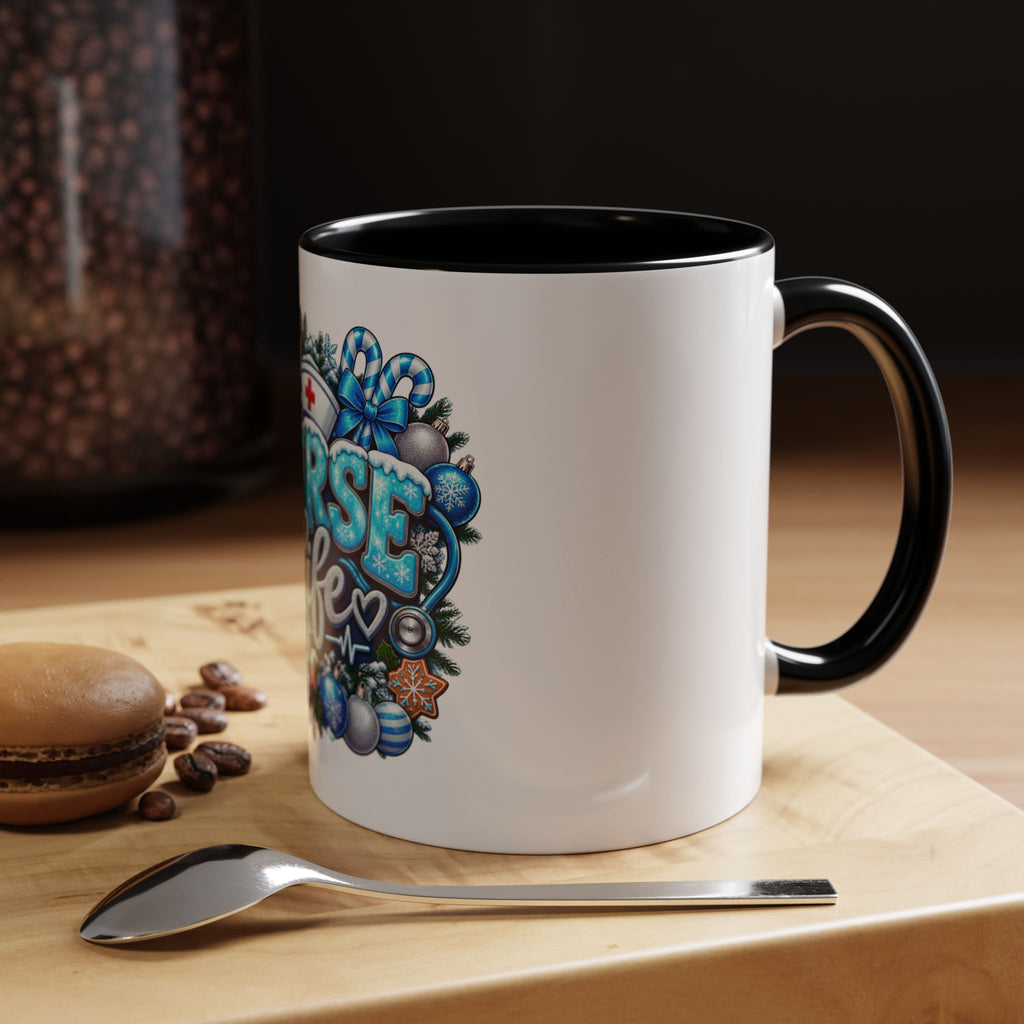 Nurse Life Christmas Coffee Mug - 11oz