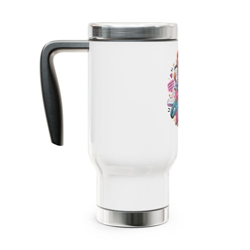 14oz Travel Mug with Handle - Main Character Energy