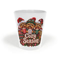 Cozy Season Pups Christmas Latte Mug -  (12oz)