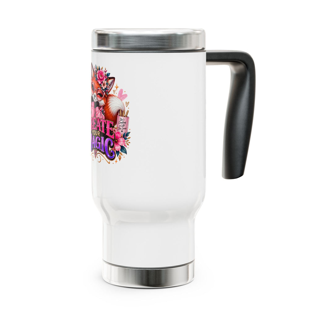 14oz Travel Mug with Handle - Create Magic