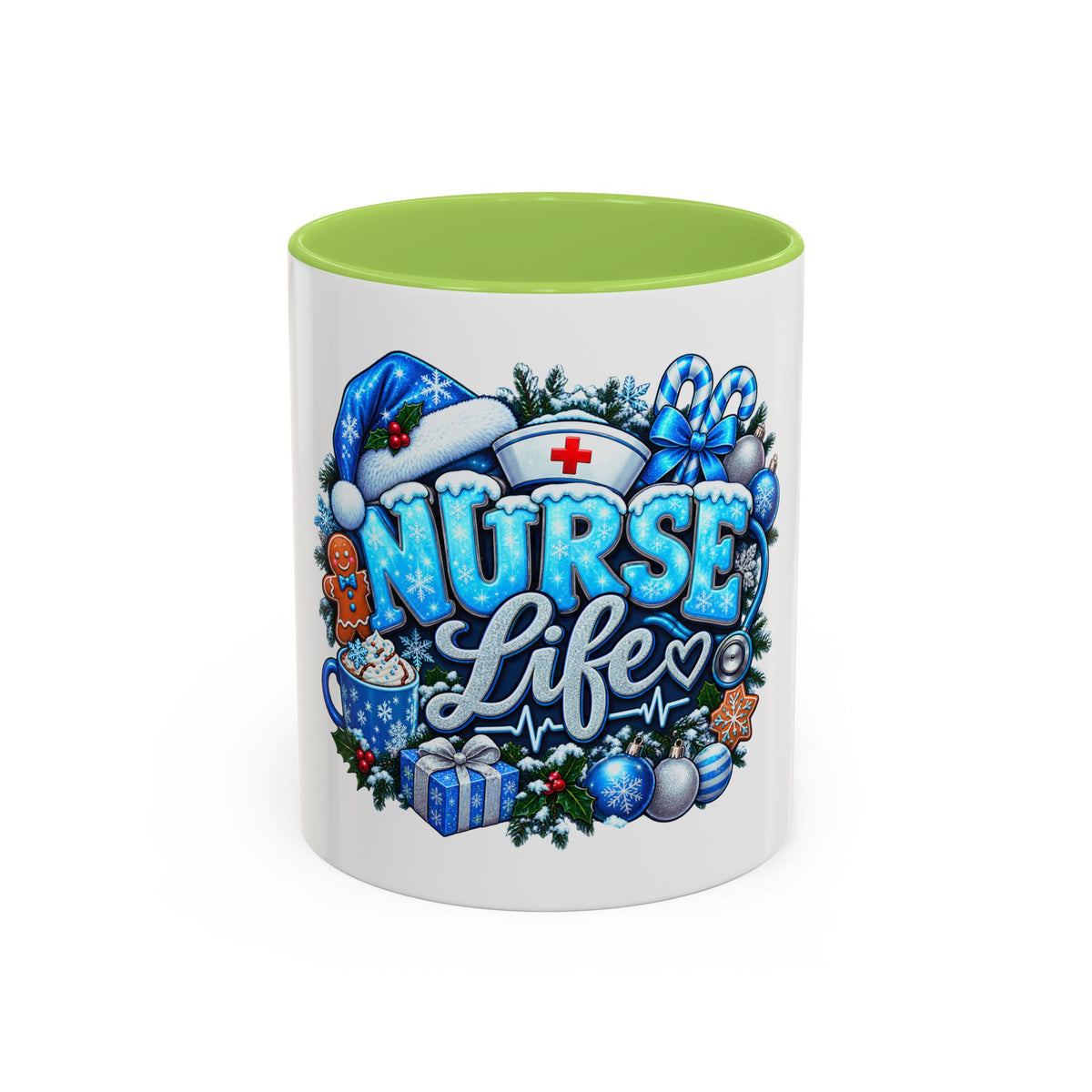 Nurse Life Christmas Coffee Mug - 11oz