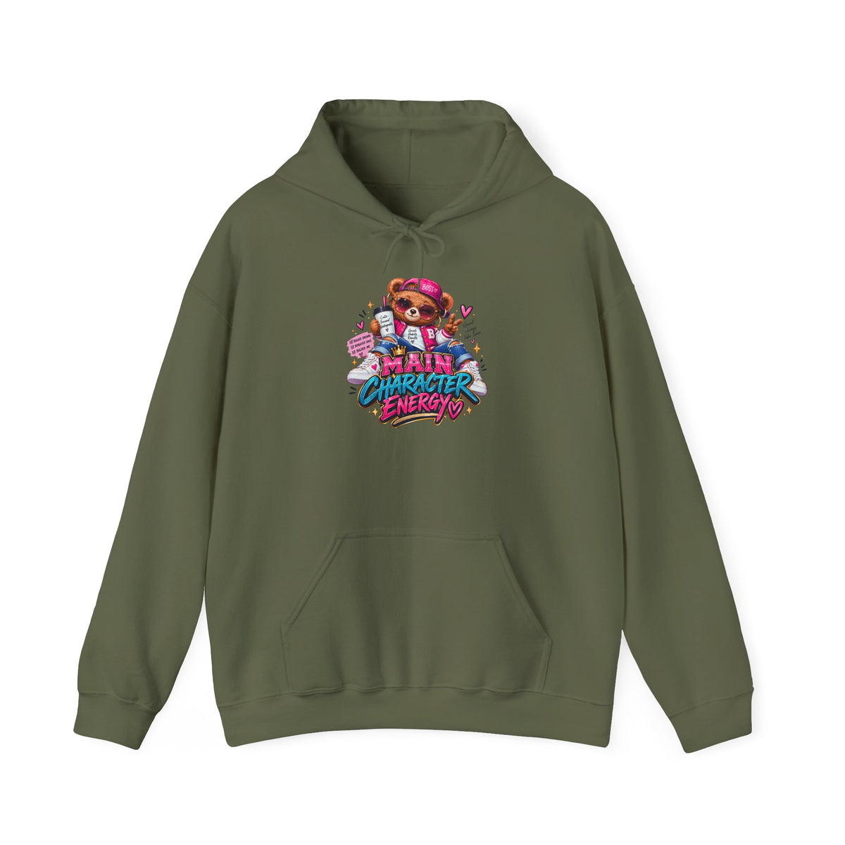 Main Character Energy Graphic Hoodie