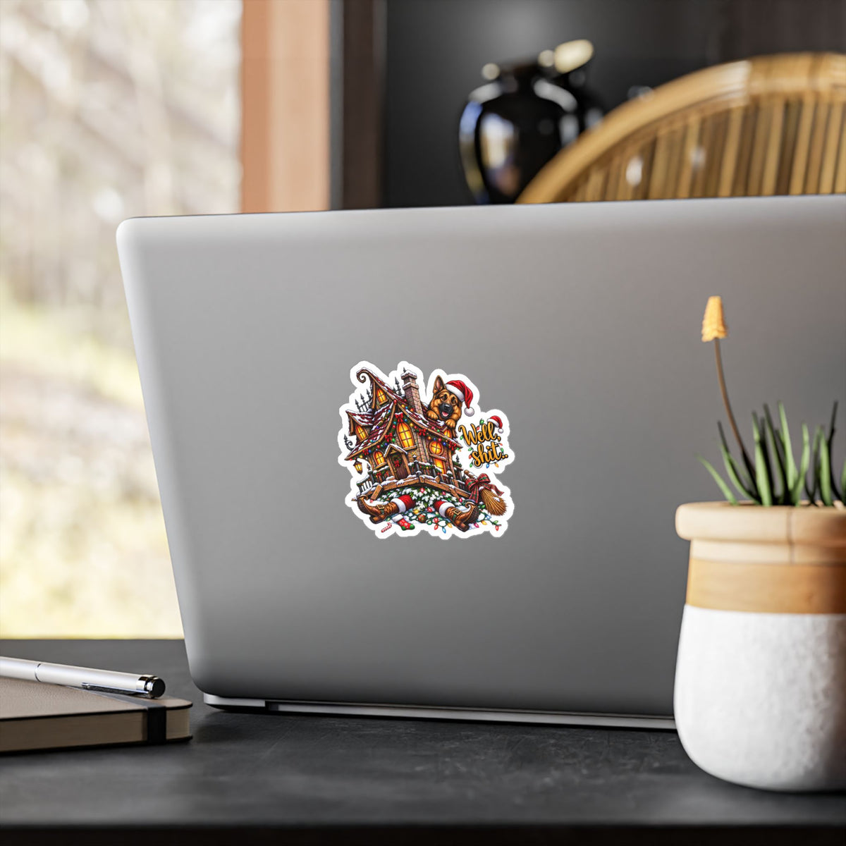 Funny Christmas Vinyl Sticker