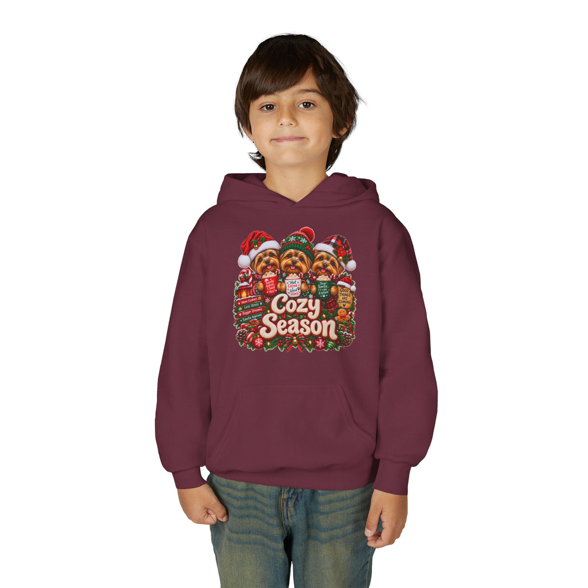 Cozy Season Kids' Christmas Hoodie