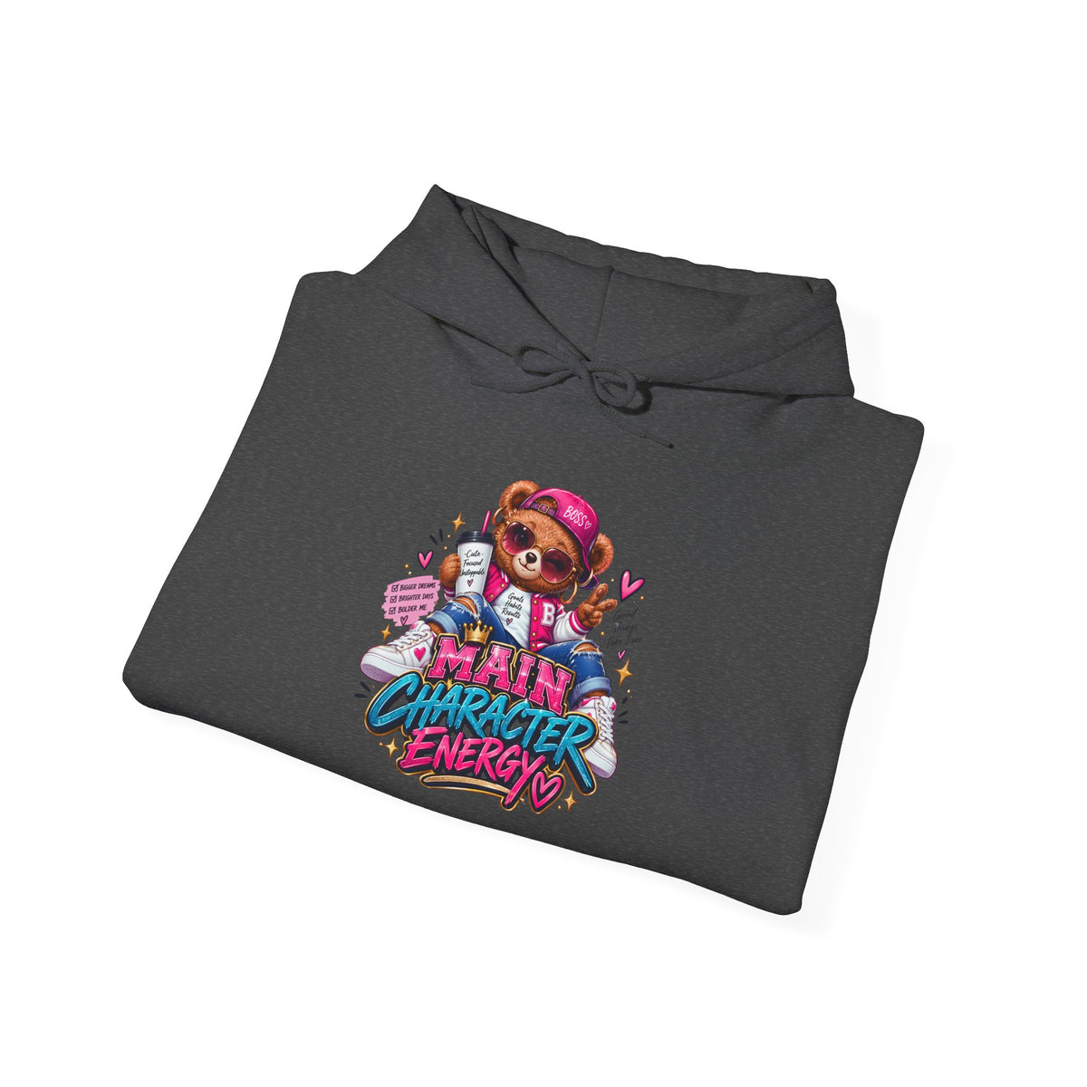 Main Character Energy Graphic Hoodie