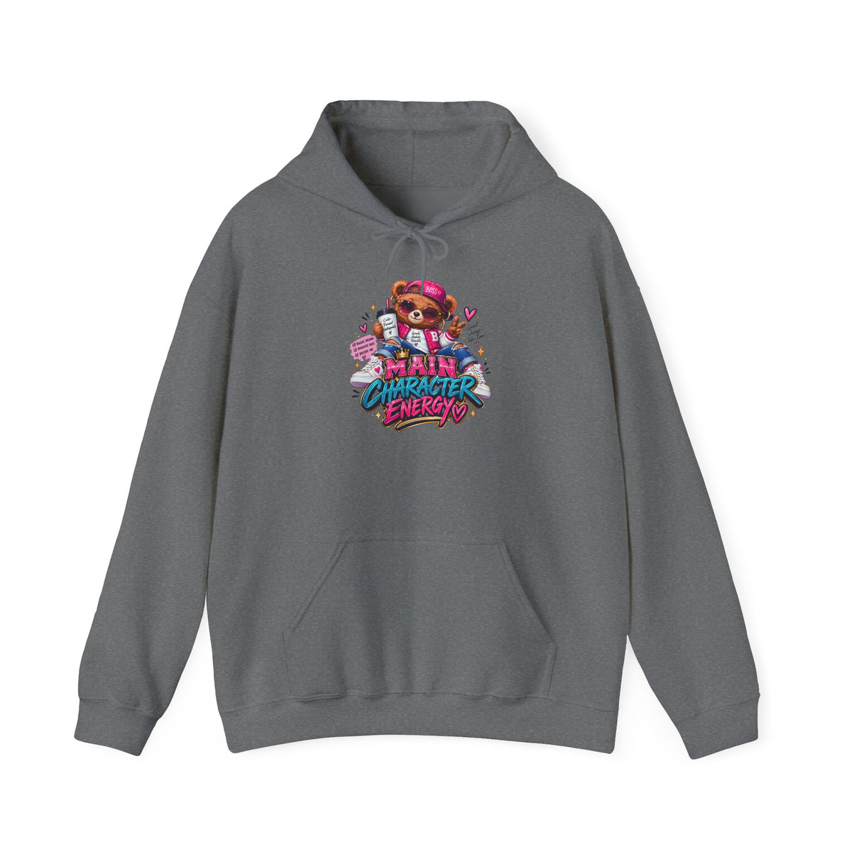 Main Character Energy Graphic Hoodie