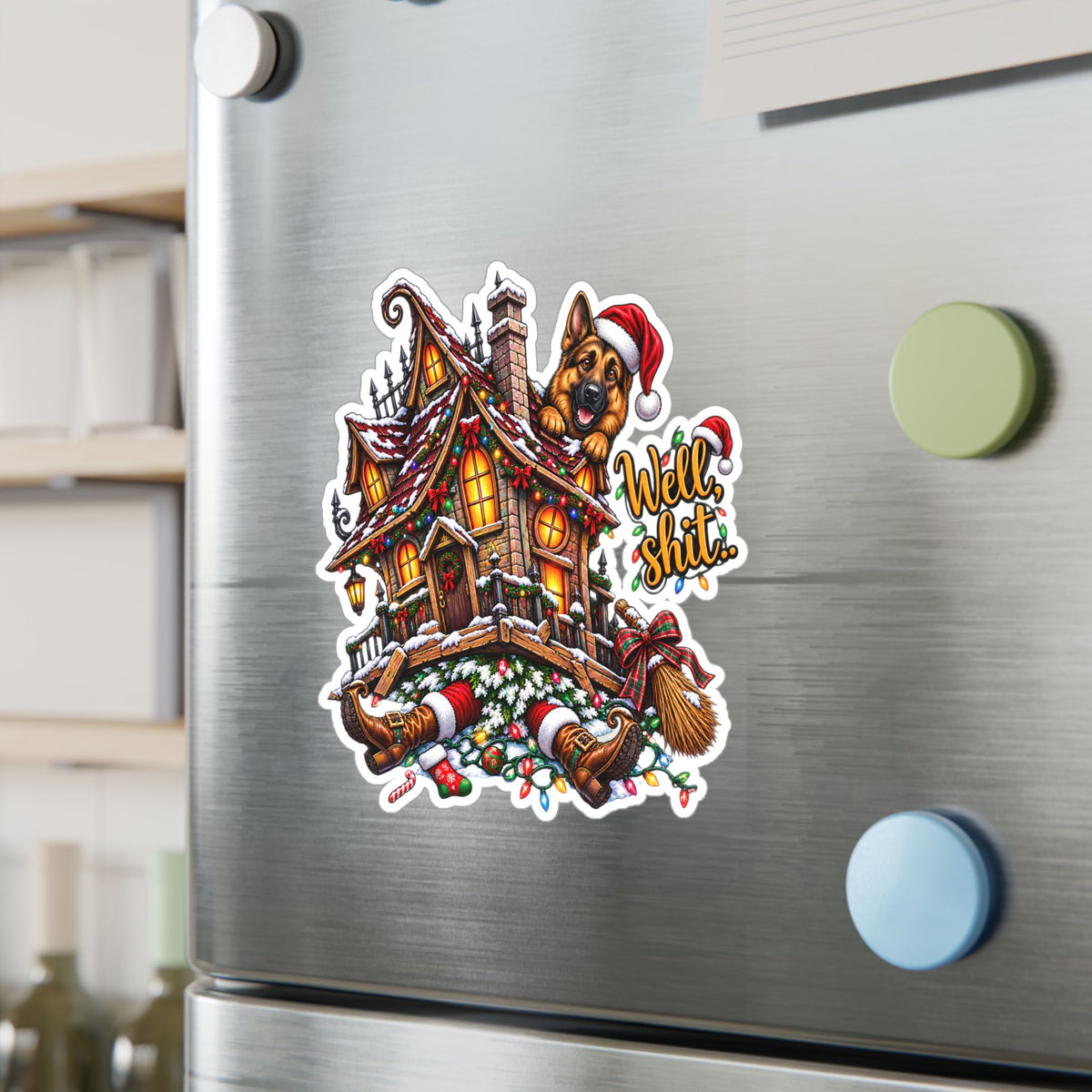 Funny Christmas Vinyl Sticker