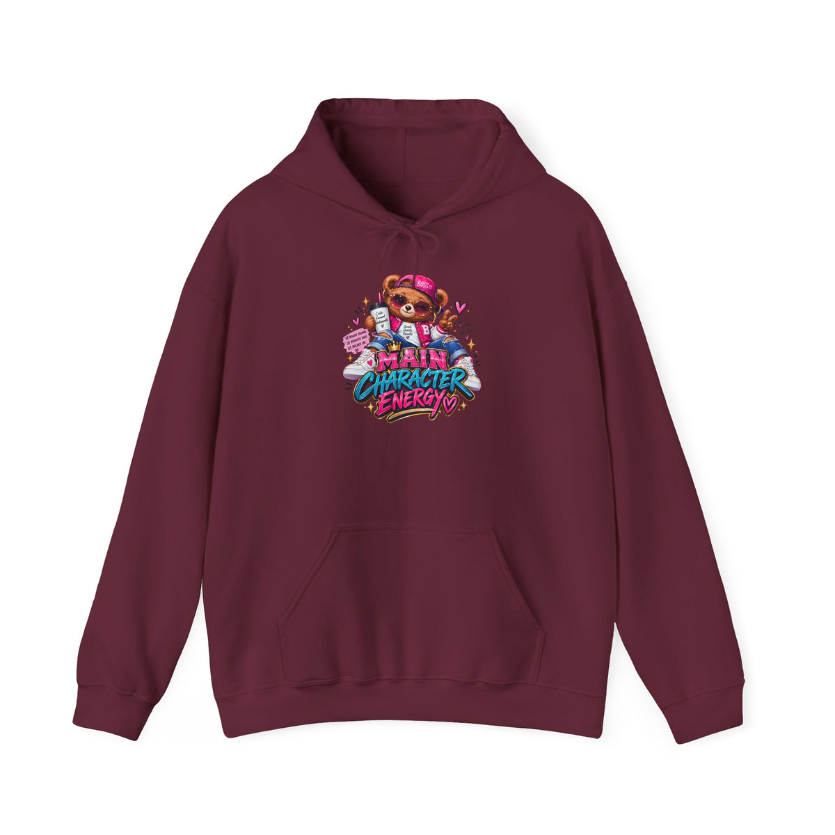 Main Character Energy Graphic Hoodie