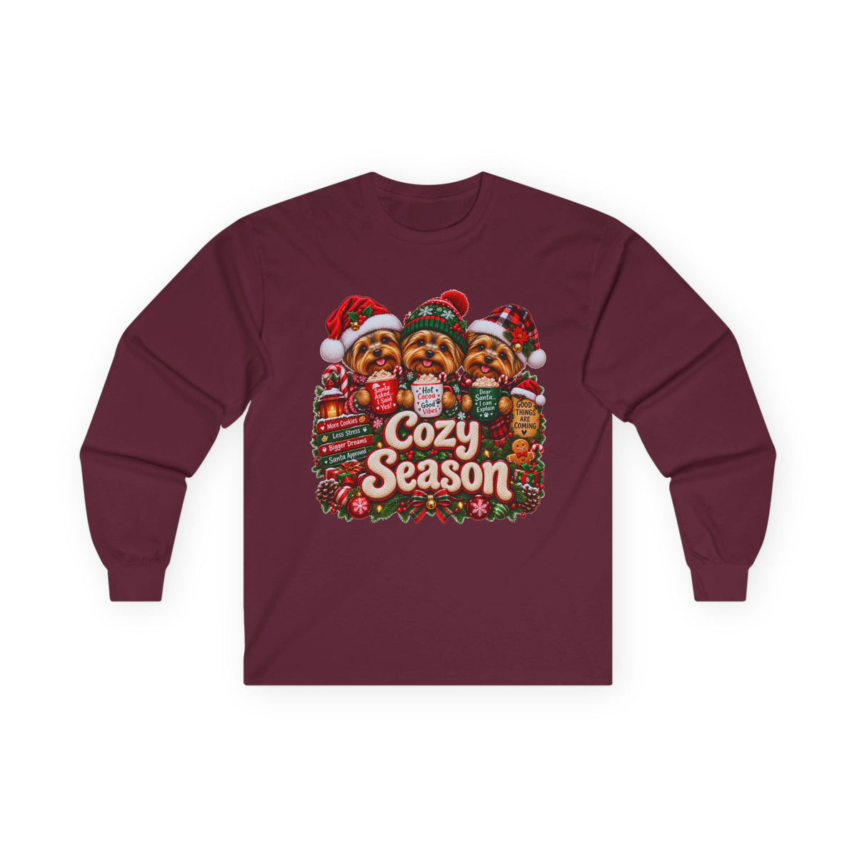 Cozy Christmas Long Sleeve Tee