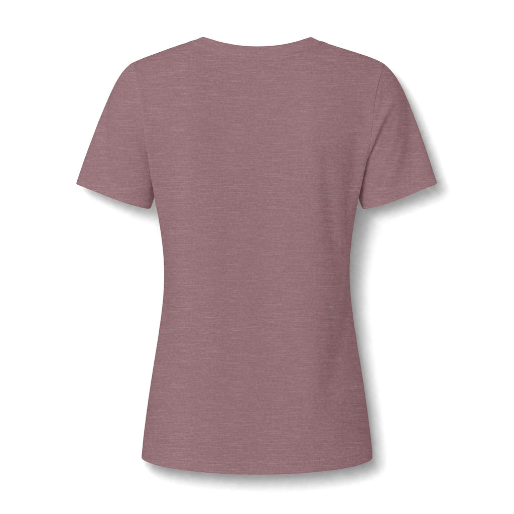 Women's V-Neck T-Shirt -Everything Is Fine Christmas Graphic Print