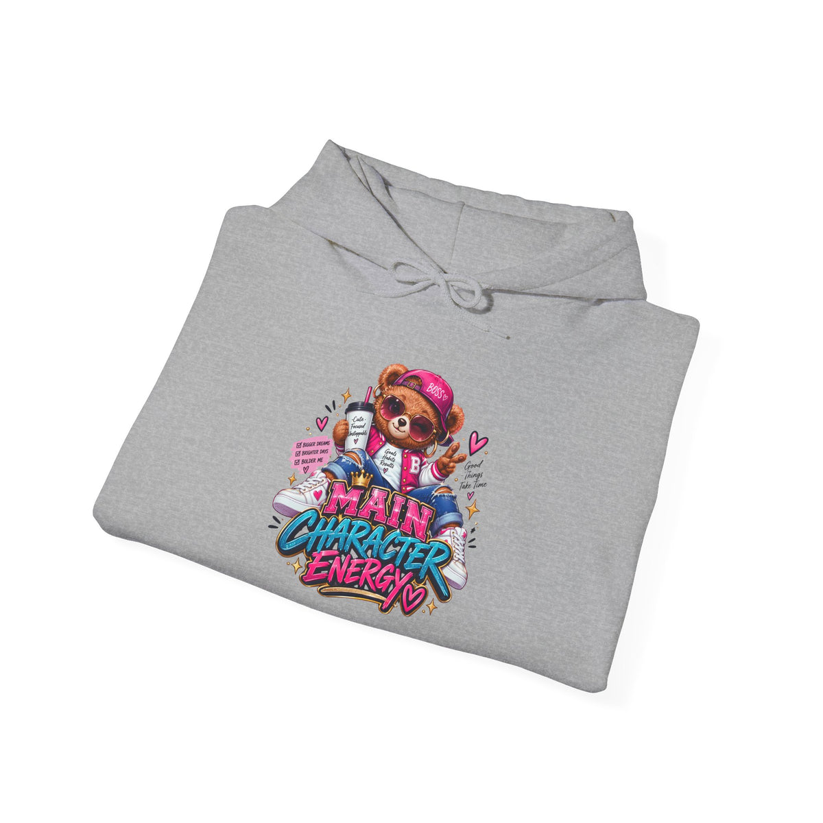 Main Character Energy Graphic Hoodie