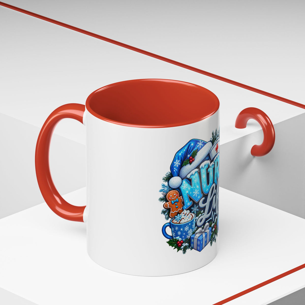 Nurse Life Christmas Coffee Mug - 11oz