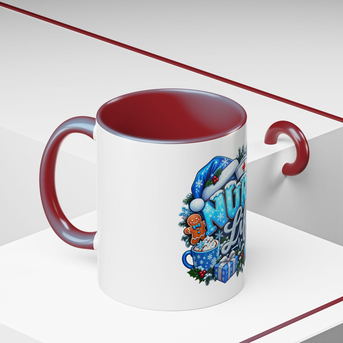 Nurse Life Christmas Coffee Mug - 11oz