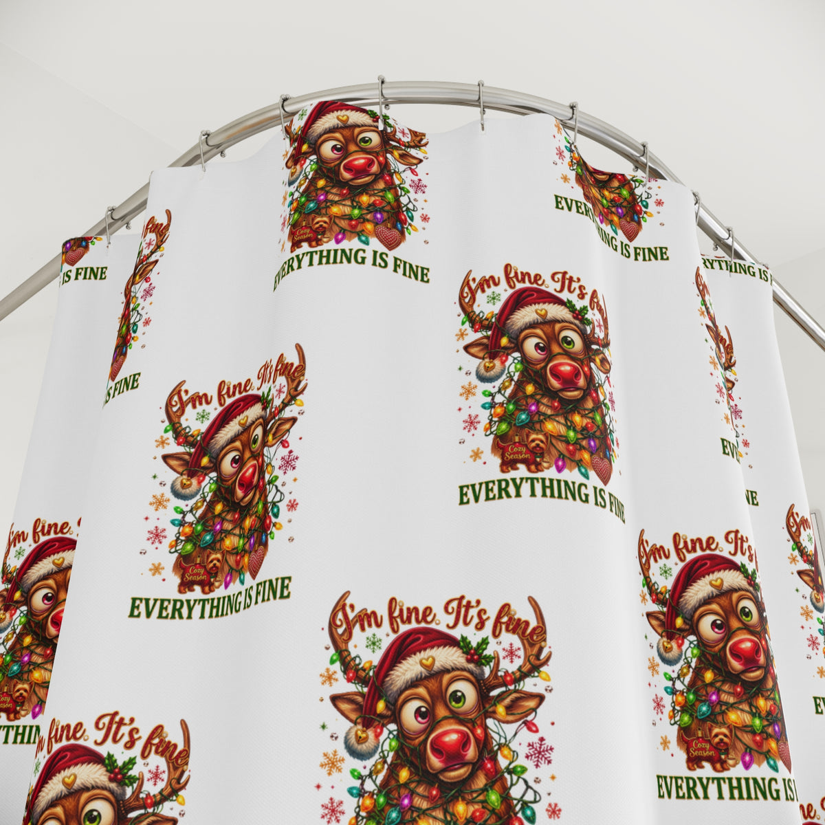 Christmas Shower Curtain