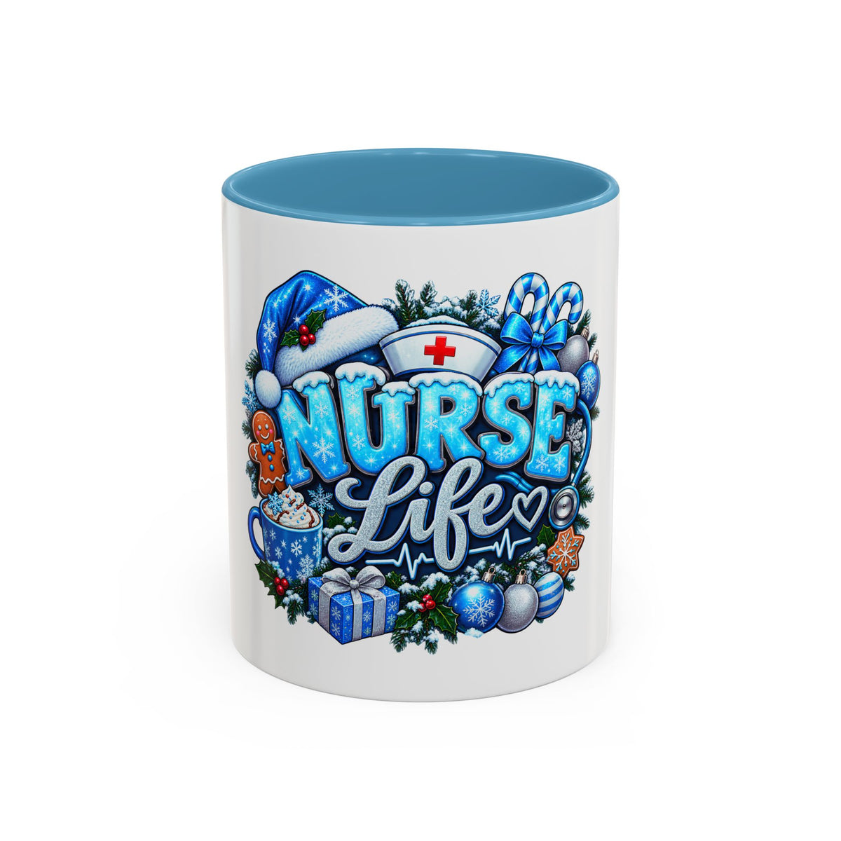 Nurse Life Christmas Coffee Mug - 11oz