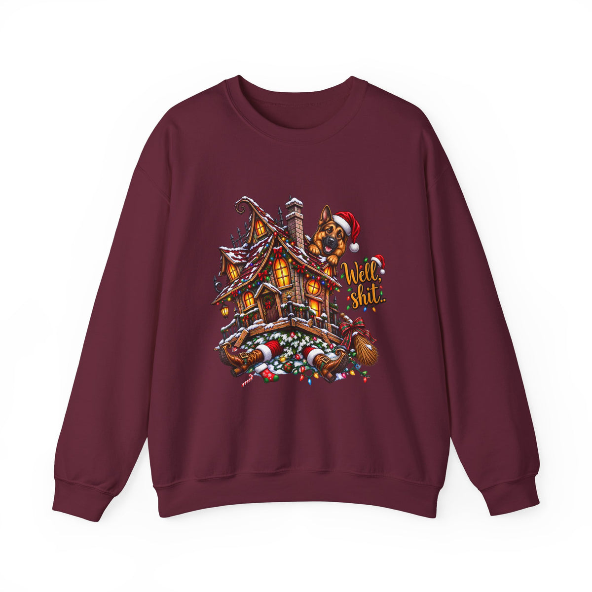 Christmas Gingerbread House Crewneck Sweatshirt