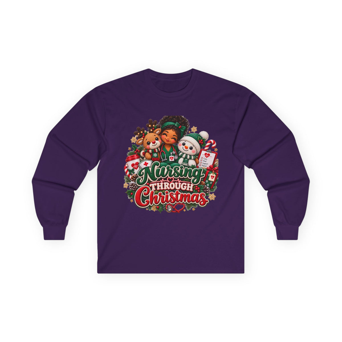Long Sleeve Tee - Nursing Through Christmas