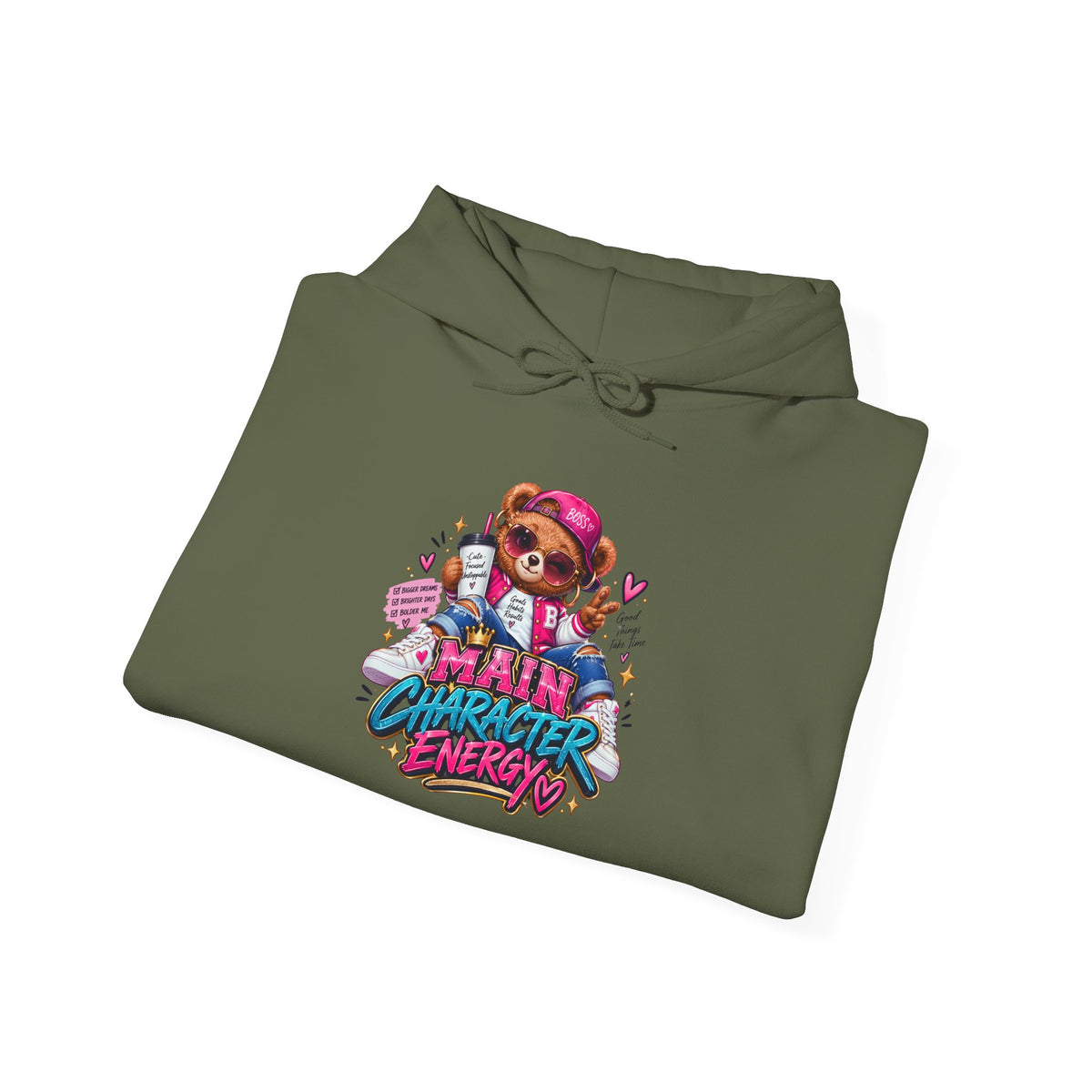 Main Character Energy Graphic Hoodie