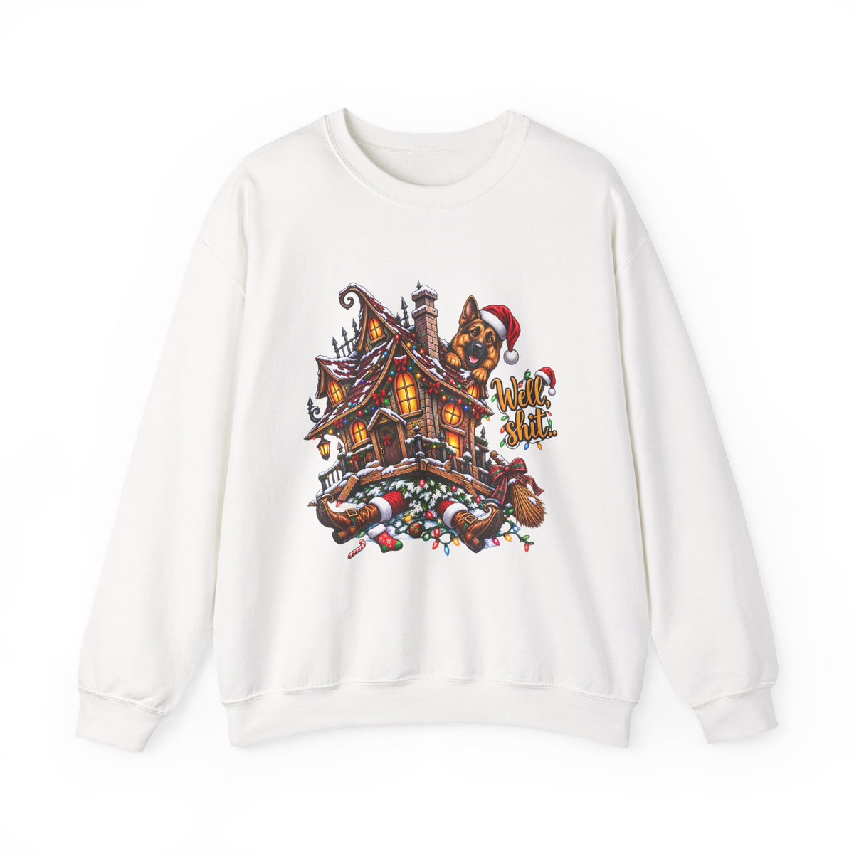 Christmas Gingerbread House Crewneck Sweatshirt