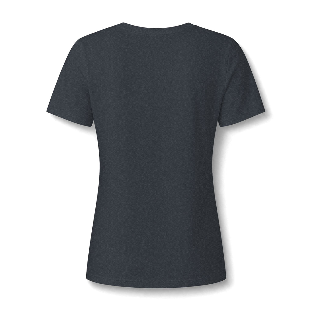 Women's V-Neck T-Shirt -Everything Is Fine Christmas Graphic Print