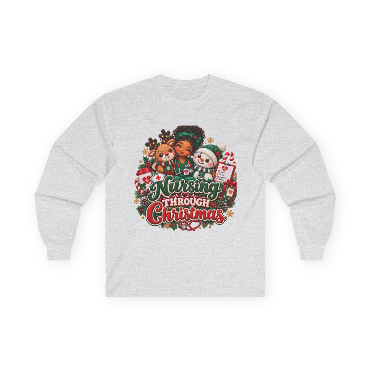 Long Sleeve Tee - Nursing Through Christmas