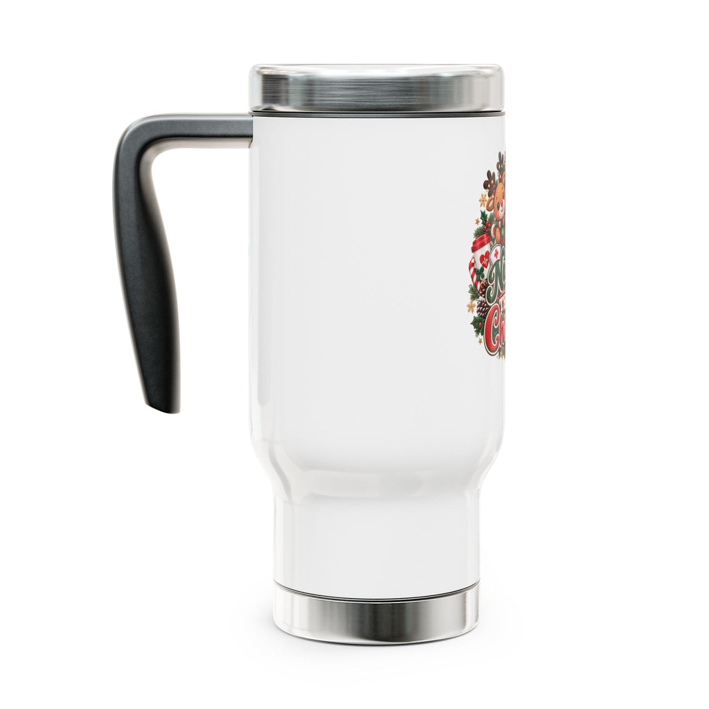 Nurse Life 14oz Stainless Steel Travel Mug with Handle