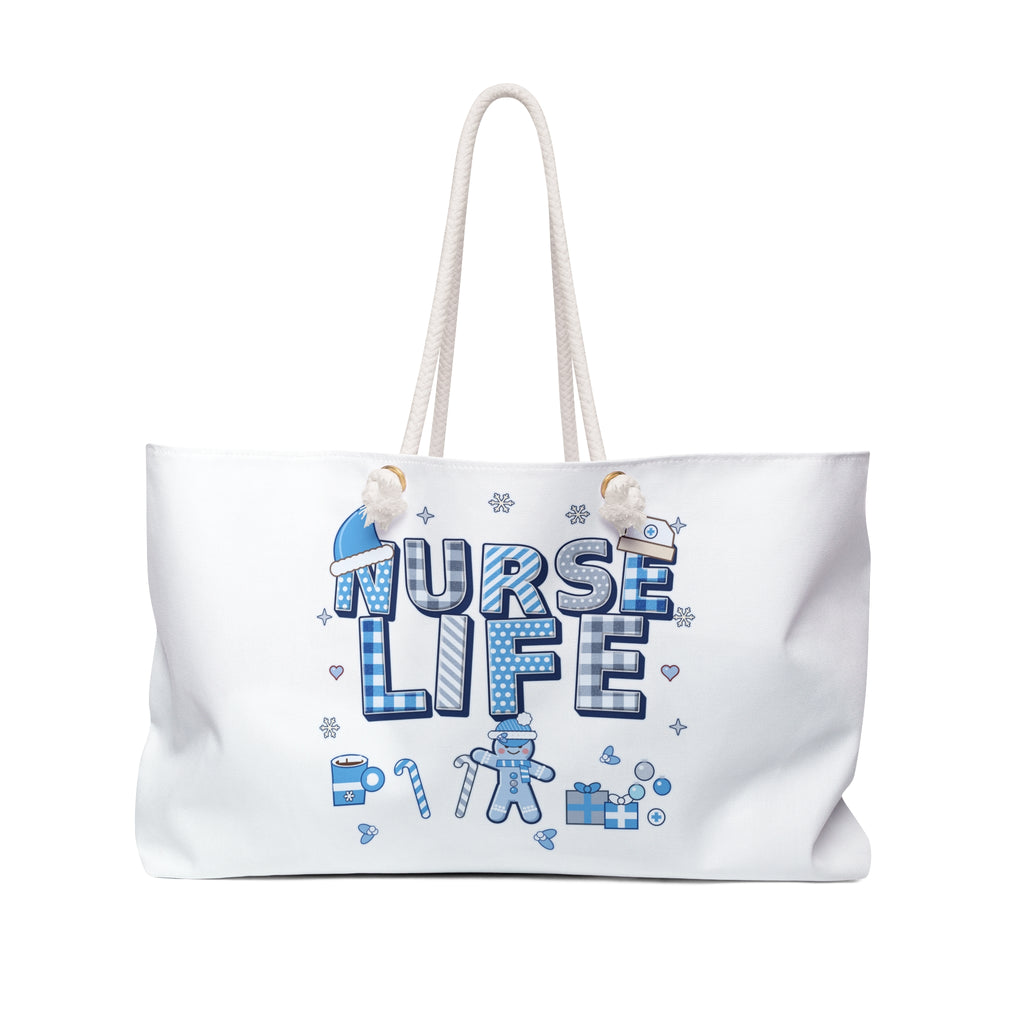 Nurse Christmas Weekender Bag