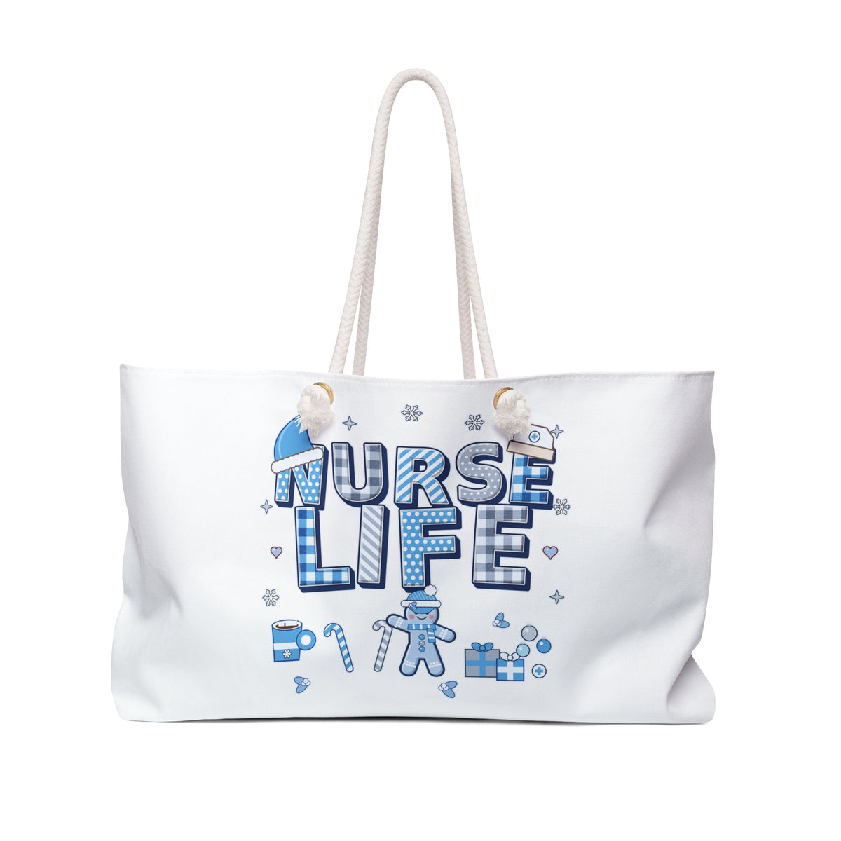 Nurse Christmas Weekender Bag