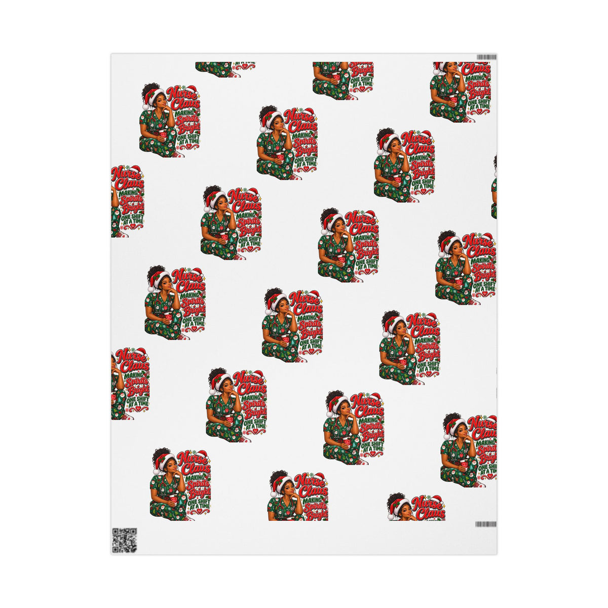 Nurse Christmas Wrapping Paper