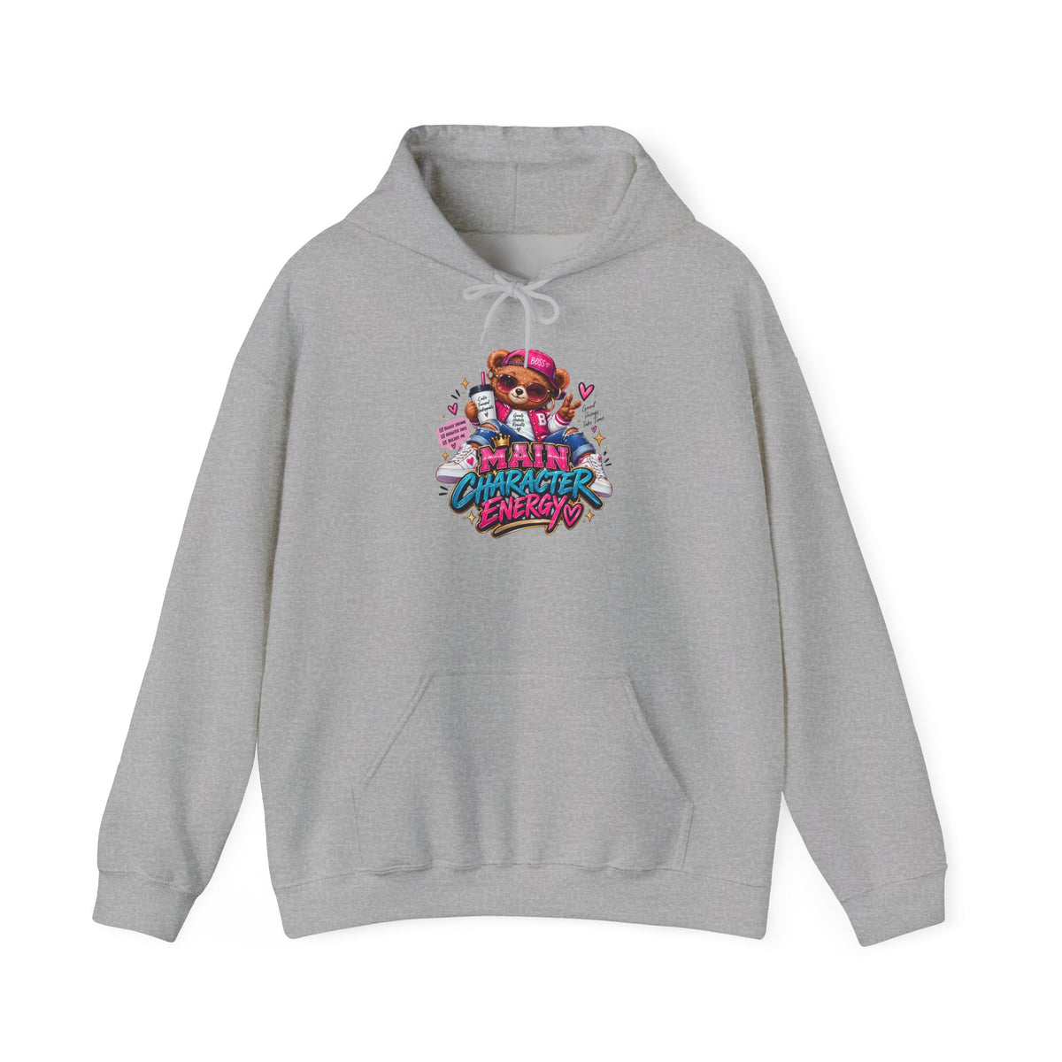 Main Character Energy Graphic Hoodie