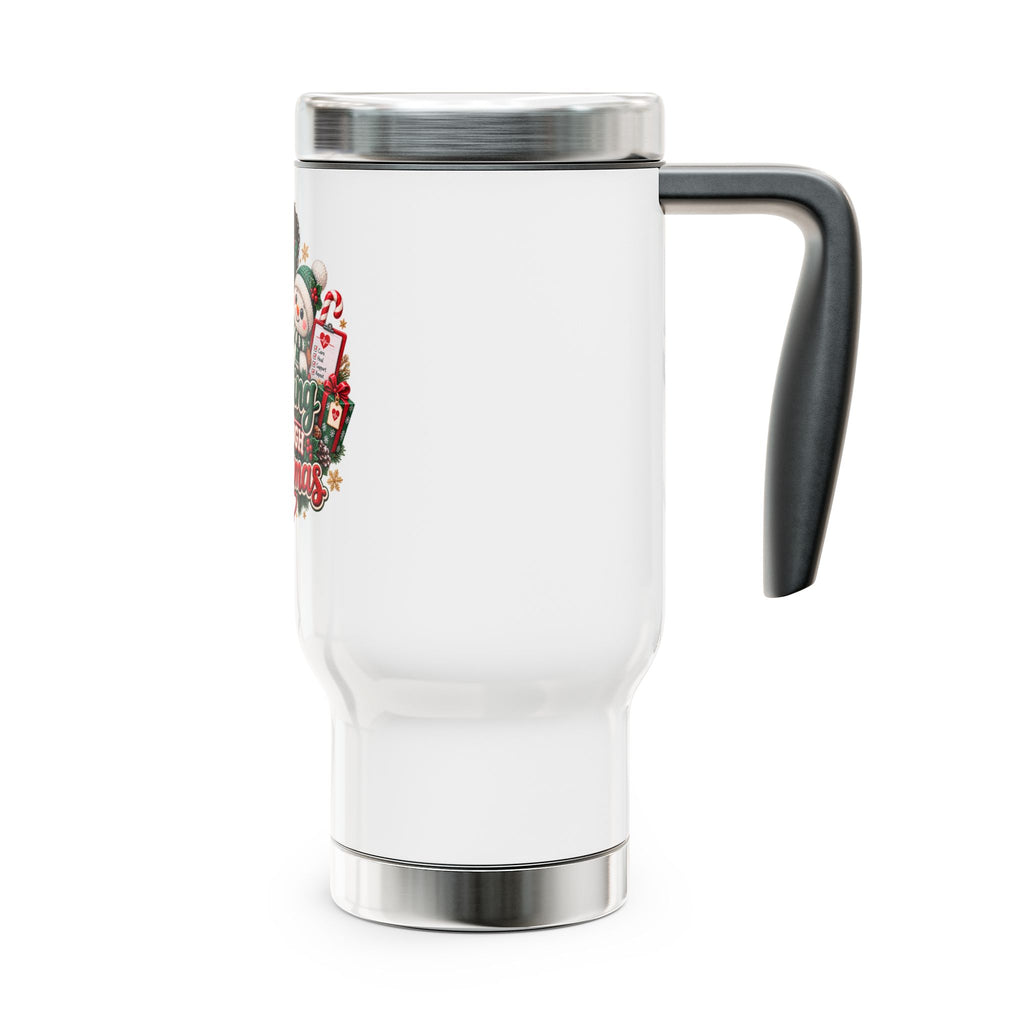 Nurse Life 14oz Stainless Steel Travel Mug with Handle