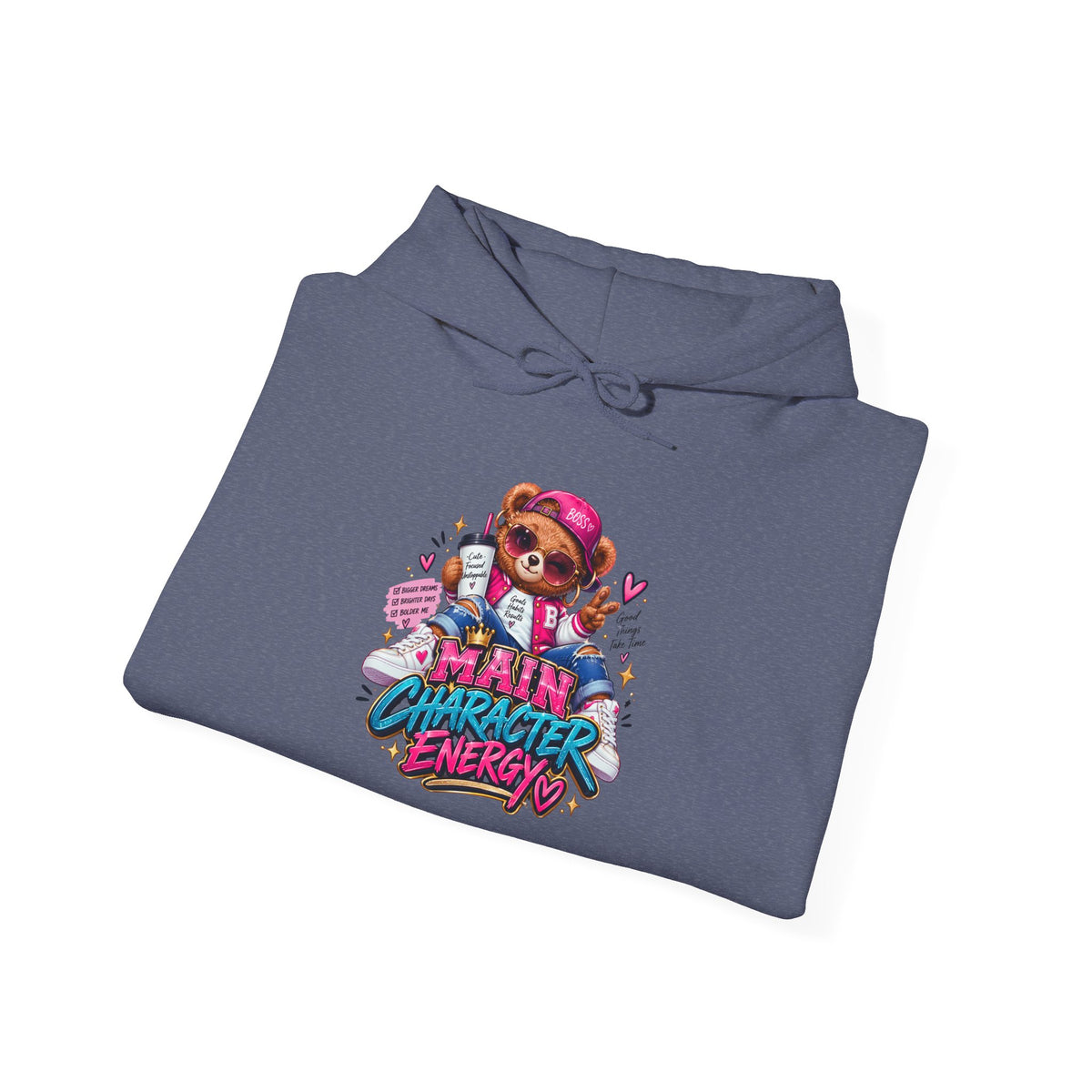 Main Character Energy Graphic Hoodie