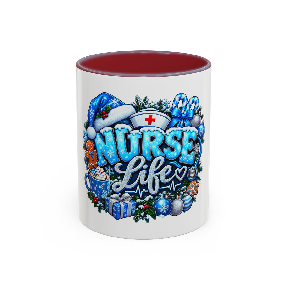 Nurse Life Christmas Coffee Mug - 11oz