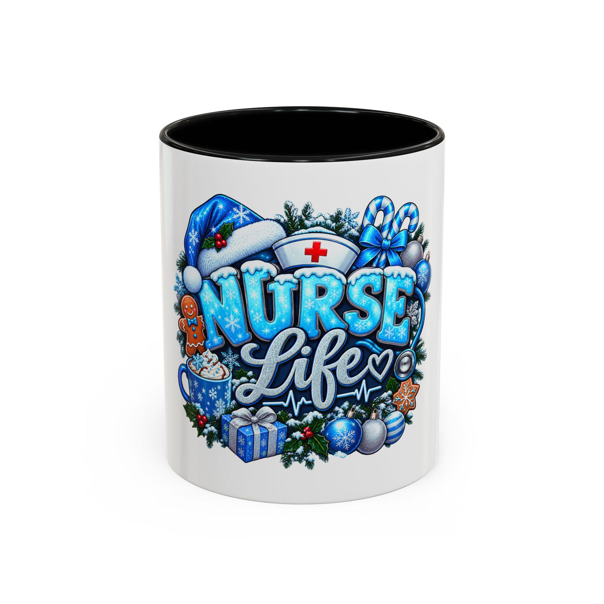 Nurse Life Christmas Coffee Mug - 11oz