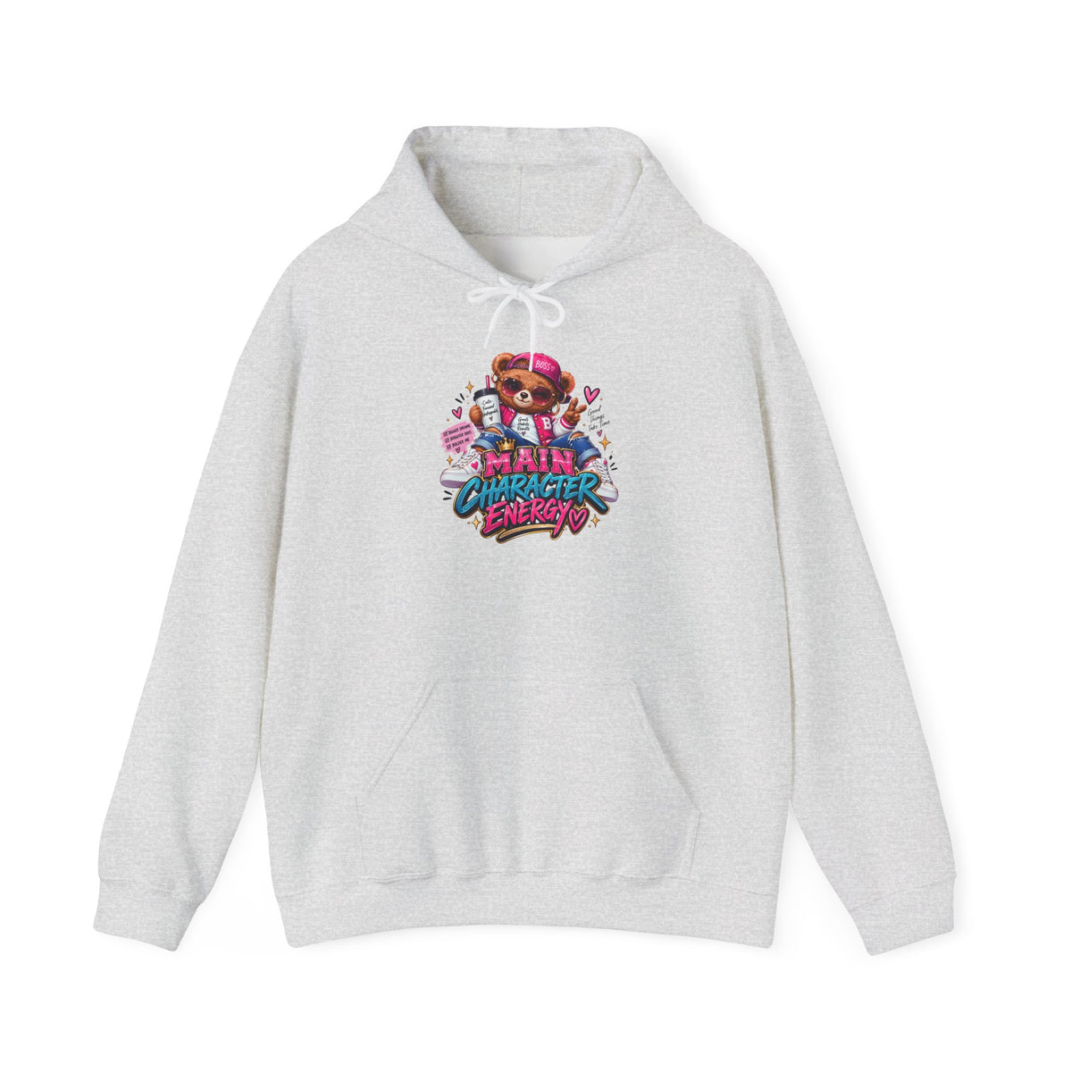 Main Character Energy Graphic Hoodie