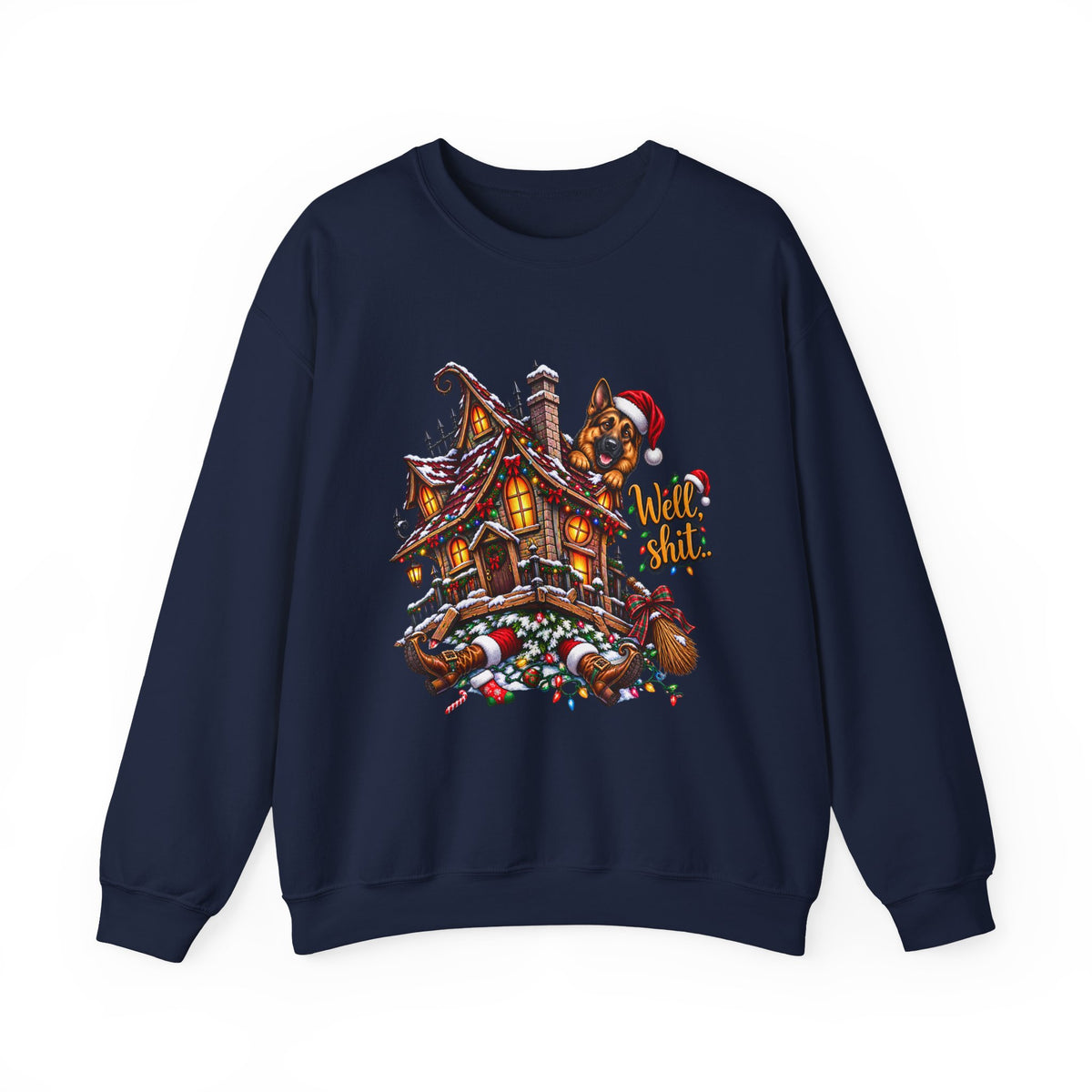 Christmas Gingerbread House Crewneck Sweatshirt