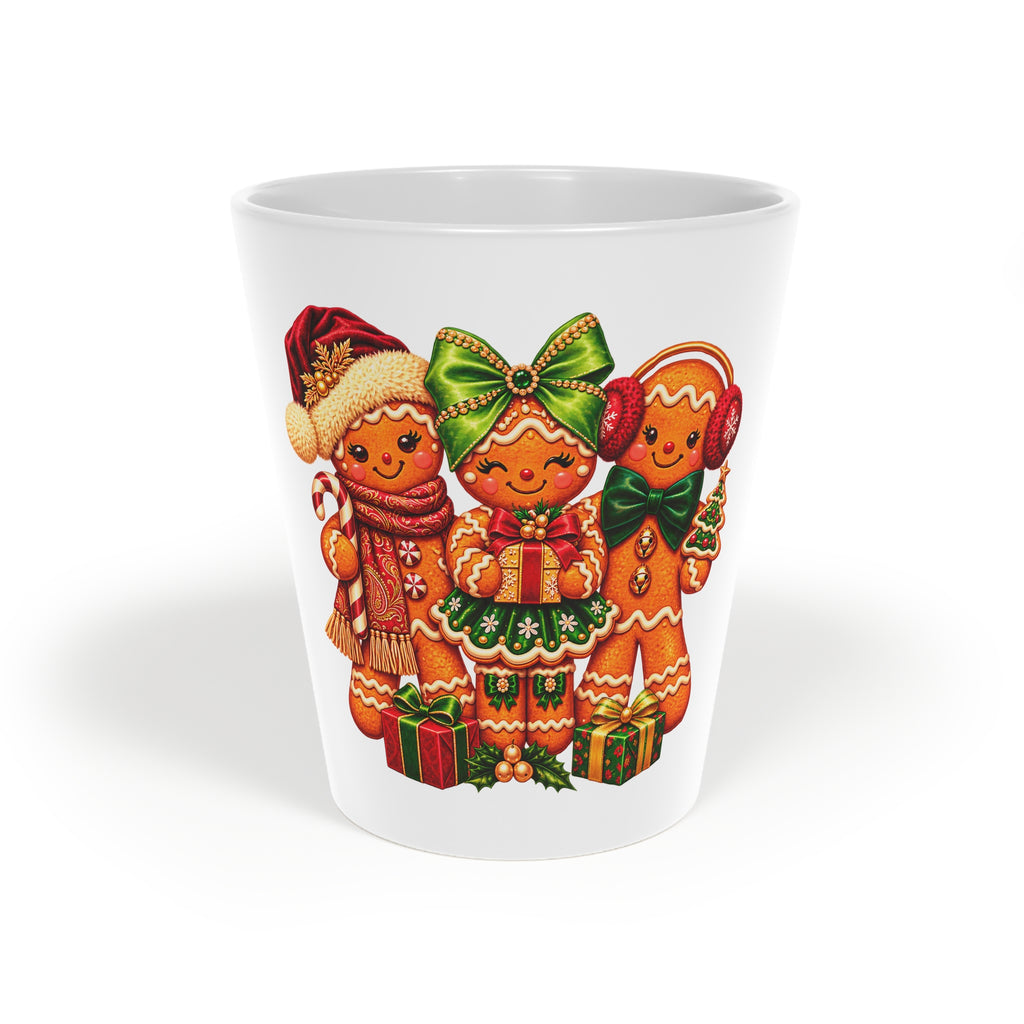Christmas Gingerbread Latte Mug — 12oz Festive Holiday Coffee Cup
