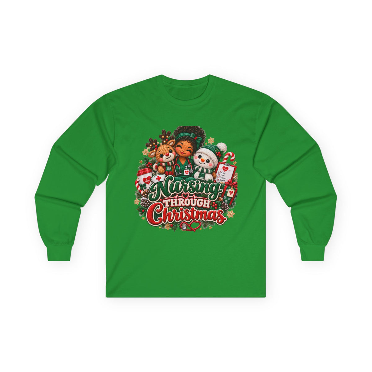 Long Sleeve Tee - Nursing Through Christmas