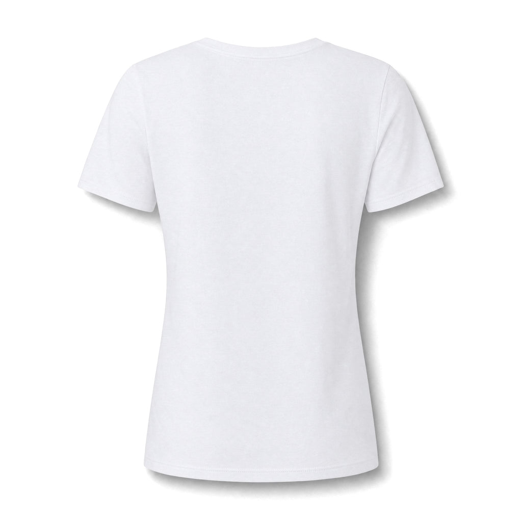 V-Neck Tee - Christmas Gingerbread House Graphic Women's Shirt