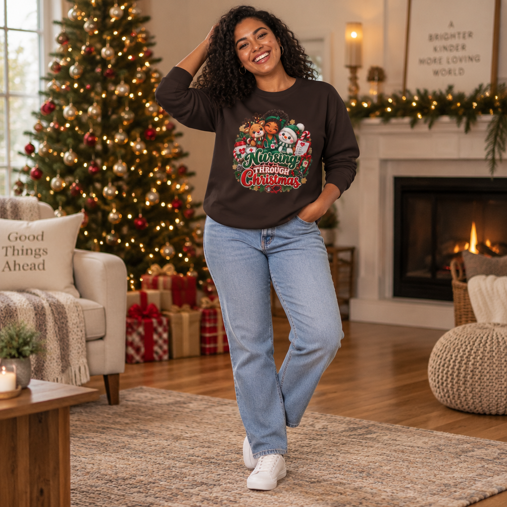 Long Sleeve Tee - Nursing Through Christmas