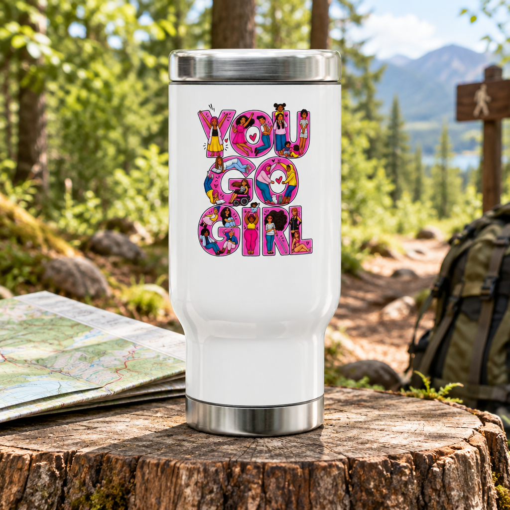 14oz Travel Mug with Handle