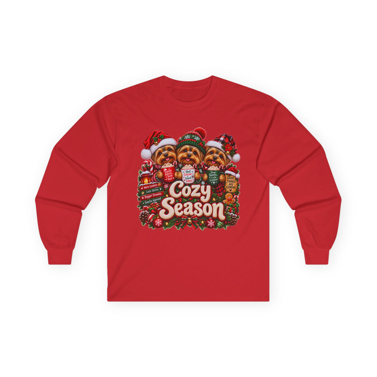 Cozy Christmas Long Sleeve Tee