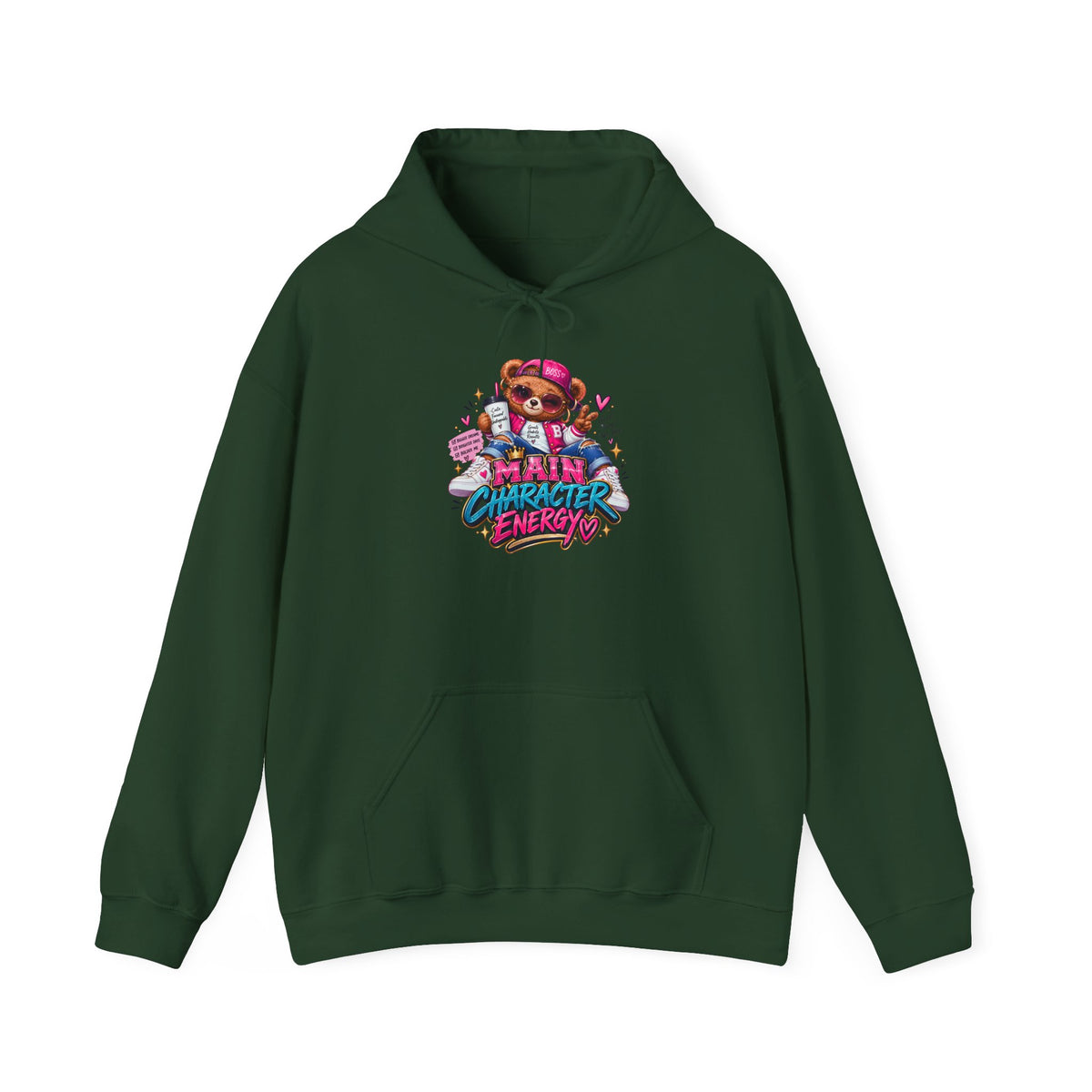 Main Character Energy Graphic Hoodie